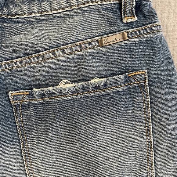 KanCan distressed high waisted denim shorts size 25 - Picture 6 of 7